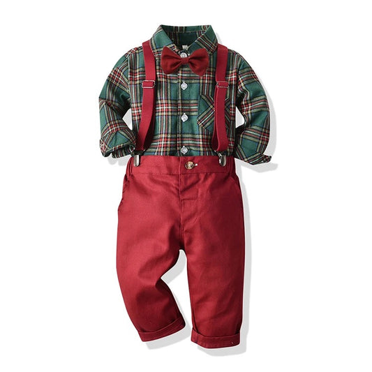 Gentleman Plaid Set