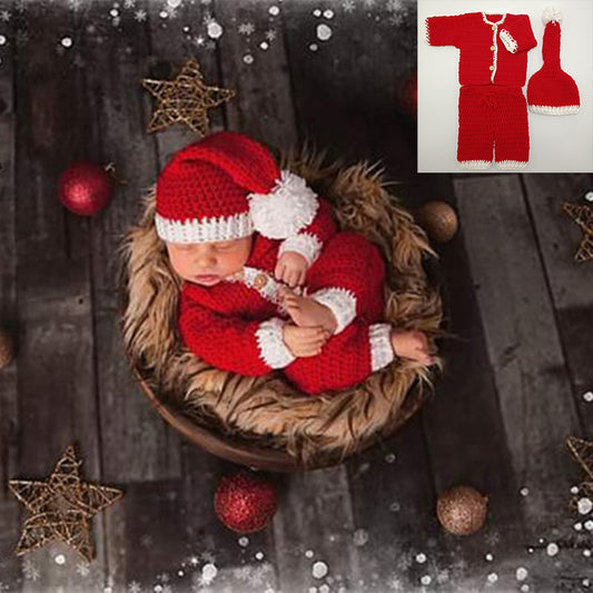 Newborn Baby Santa Photoshoot Outfit