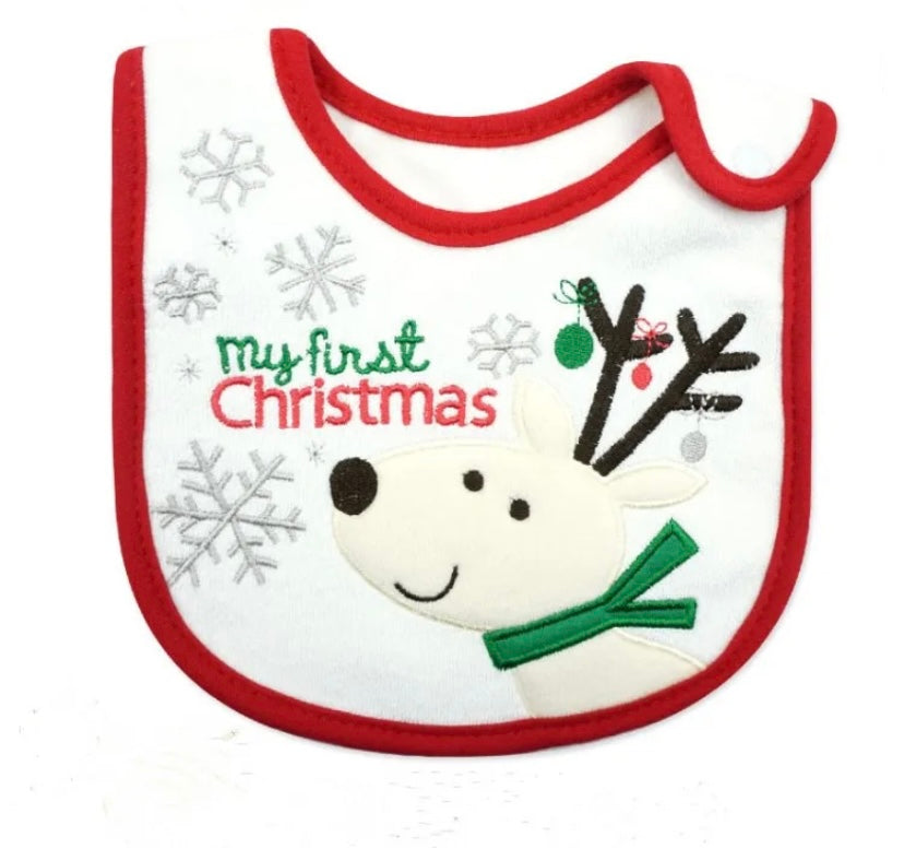 MIV Christmas Baby Bibs