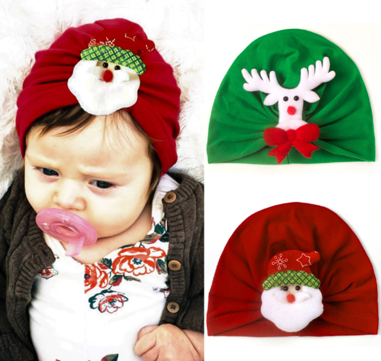 Baby Christmas Caps