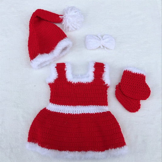 Newborn Mrs. Clause Photoshoot Outfit