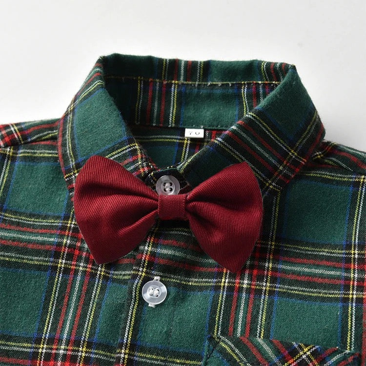 Gentleman Plaid Set