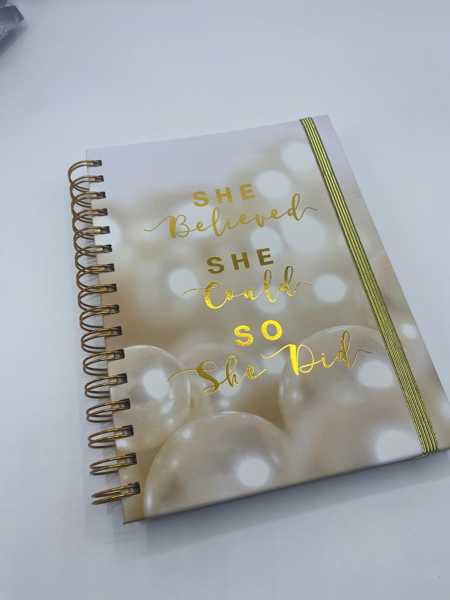 She Believed Hardcover Notebook