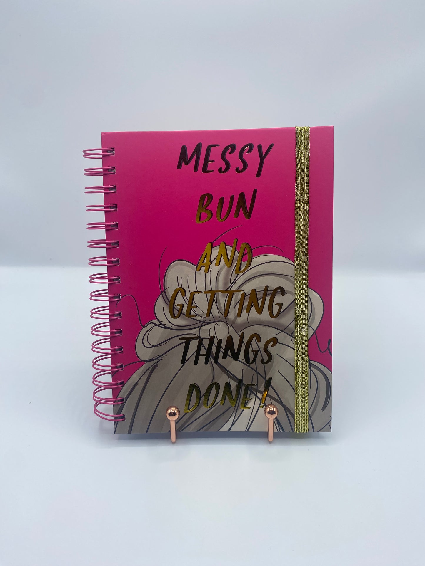 Messy Bun Hardcover Notebook