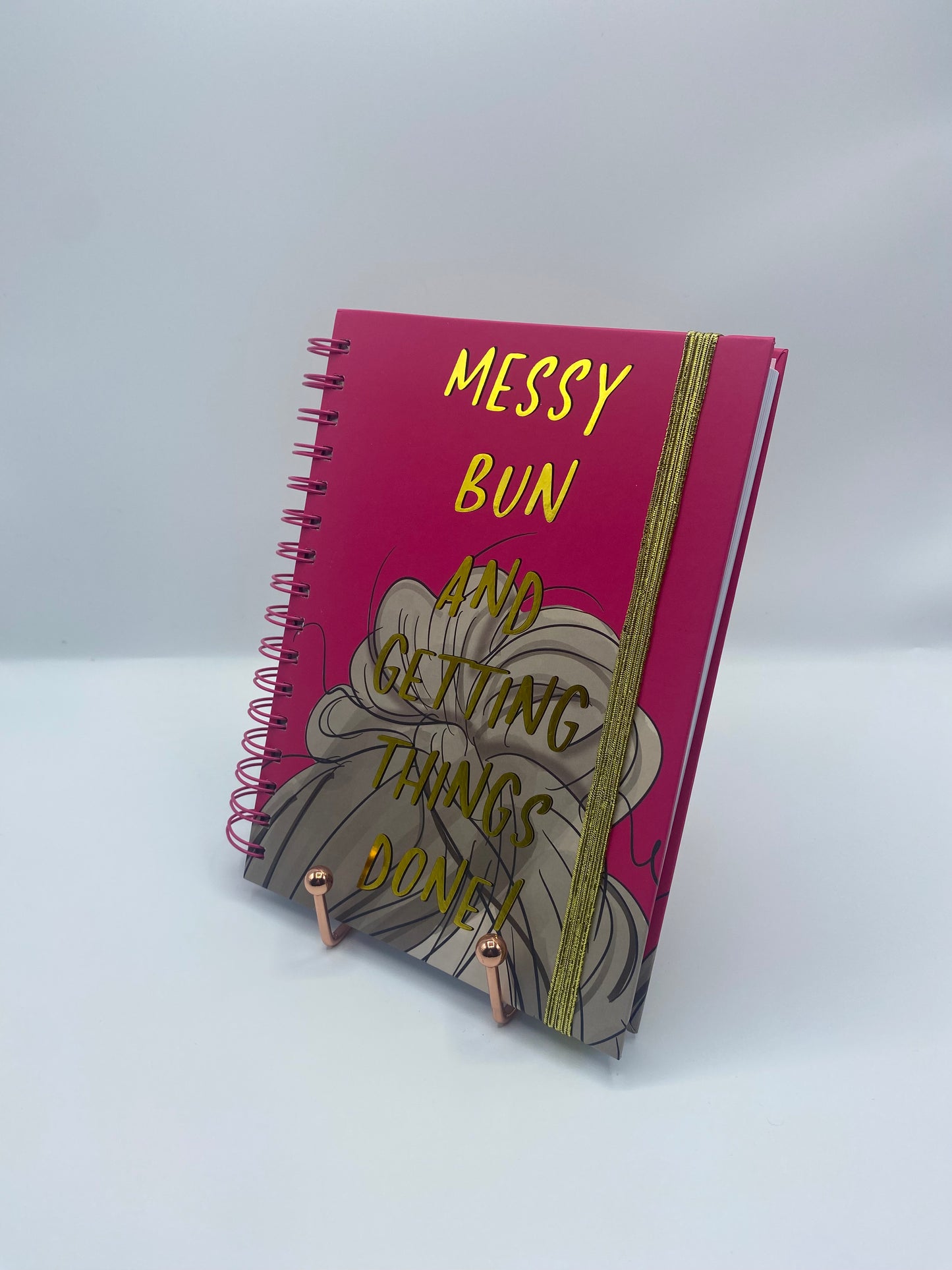 Messy Bun Hardcover Notebook