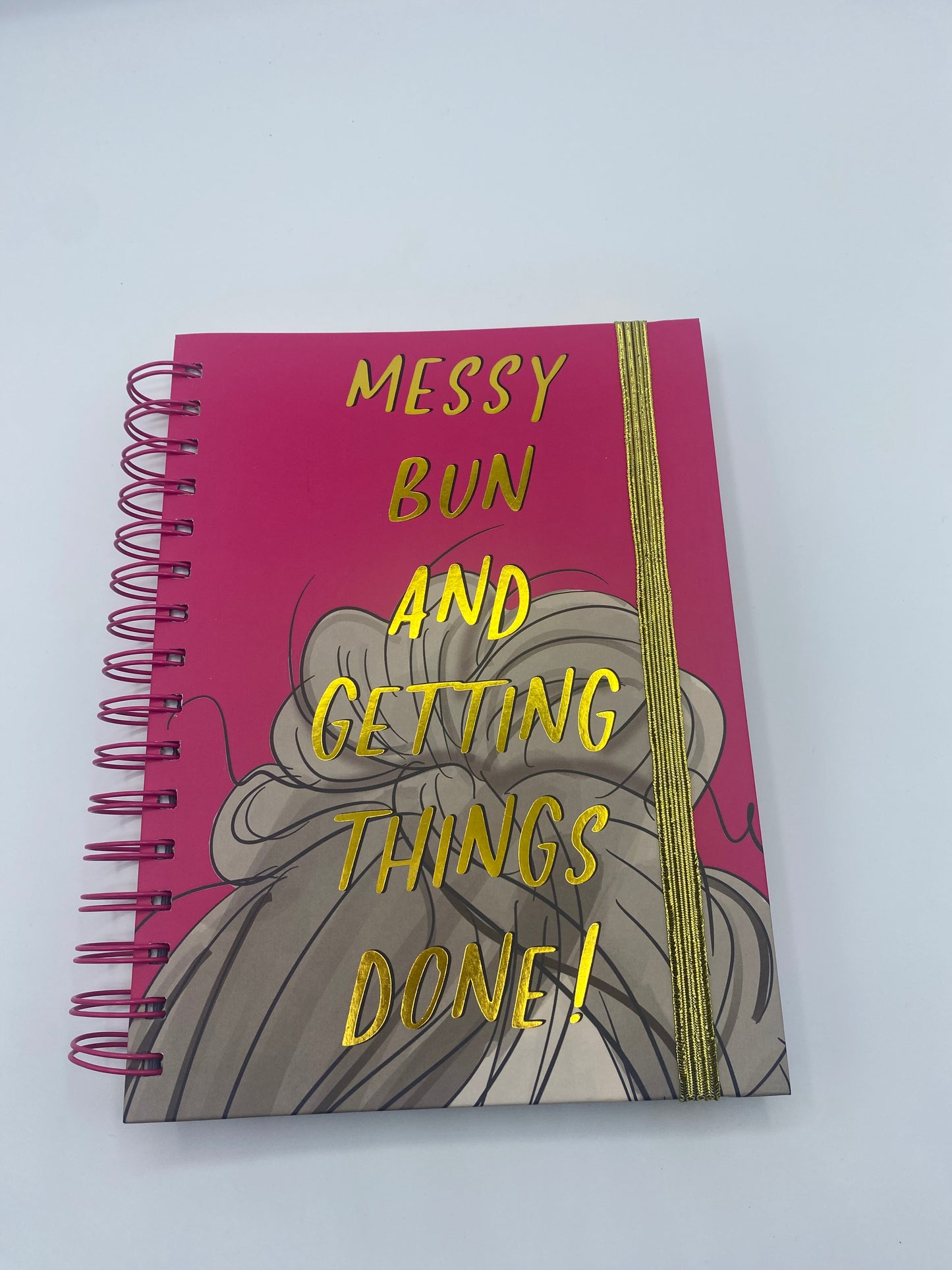 Messy Bun Hardcover Notebook