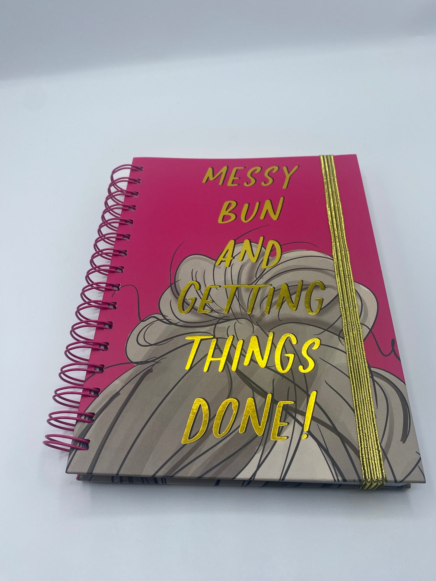 Messy Bun Hardcover Notebook