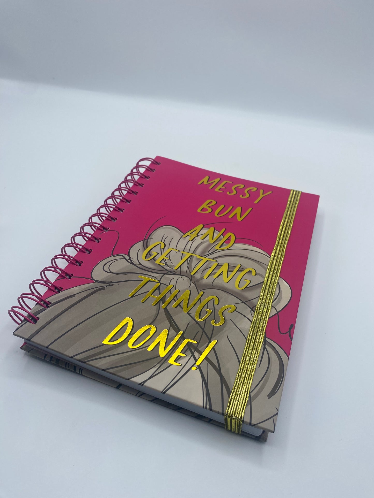 Messy Bun Hardcover Notebook