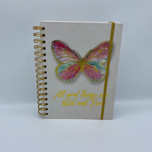 All Good Things Are Wild And Free Hardcover Notebook