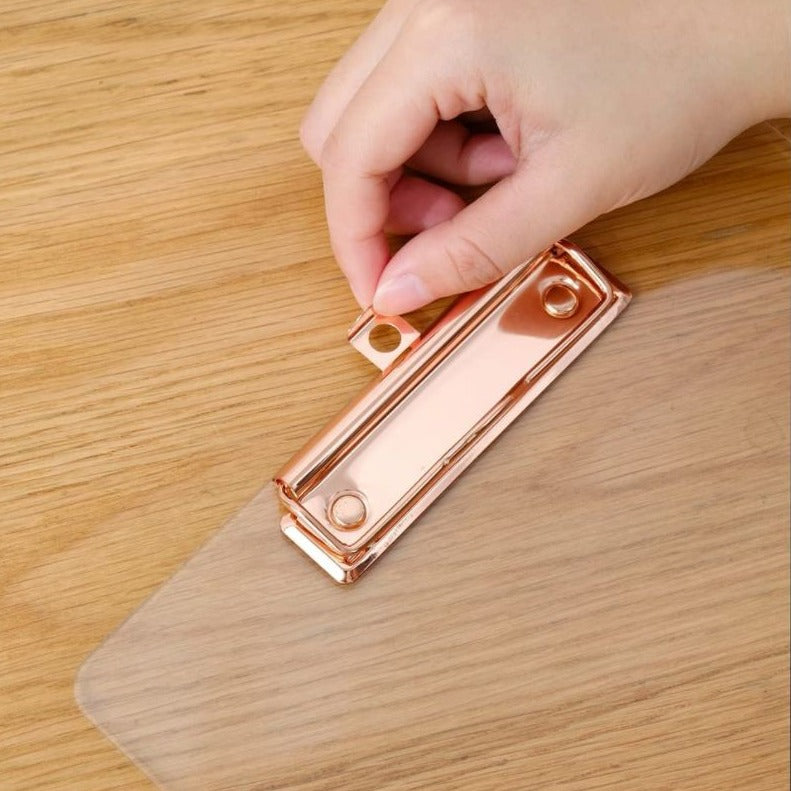 Glam Rose Gold Clipboard