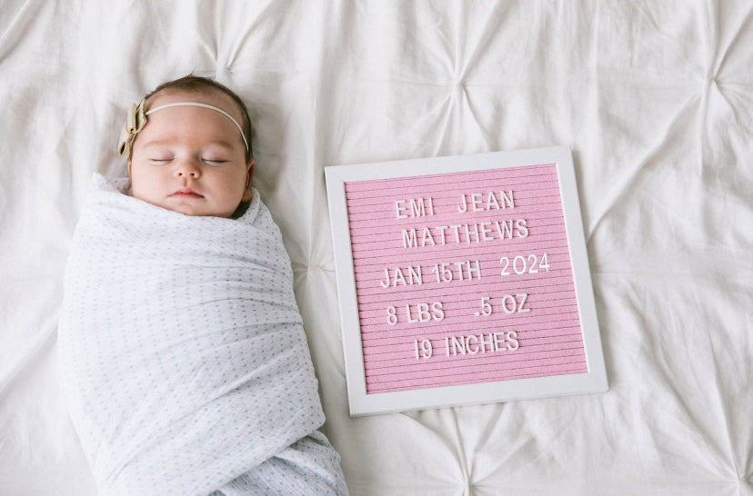 Felt 10x10” Letterboard Set, Pink