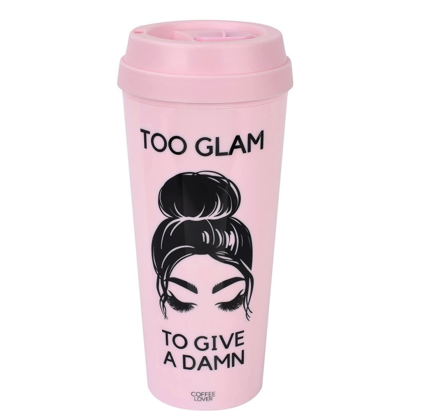 Too Glam To Give A Damn Travel Mug